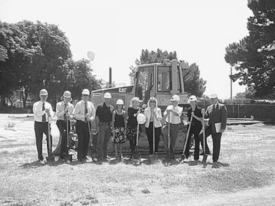 Ventura College starts the first dig for their new athletic complex.