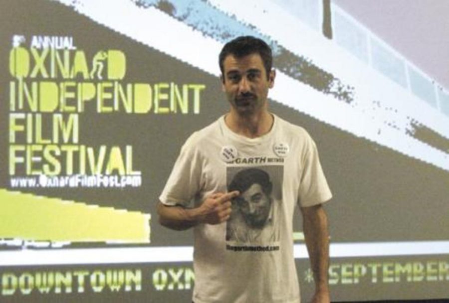 Gregory Pahis came from Australia to screen his film "The Garth Effect" at this yearÂ´s Oxnard Independent Film Festival.