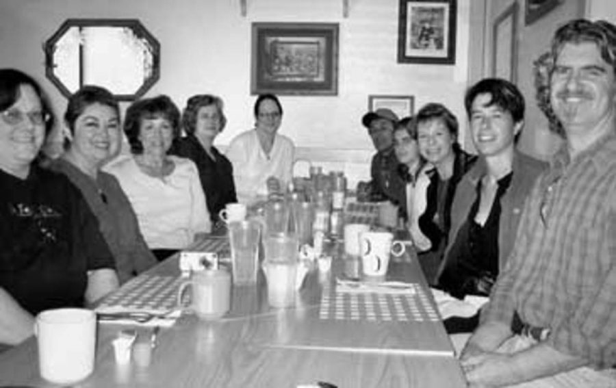 The Breast Cancer Education and Advocacy has breakfast together for their Saturday "Breast Fest" at Hill St. Cafe.