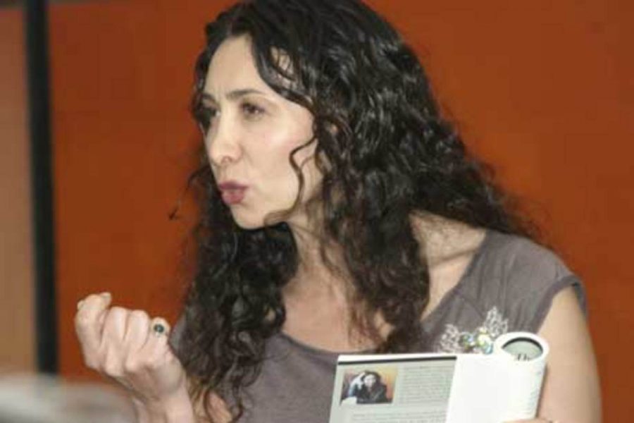 Poet, and host of Poetry at the Loft, Sholeh Wolpe, captivated audience members at Oxnard CollegeÂ´s Feb. 15 ScholarsÂ´ Series presentation as she read excerpts from her book, "The Scar Saloon." She expanded her lecture, including talks about political writing for the arts.