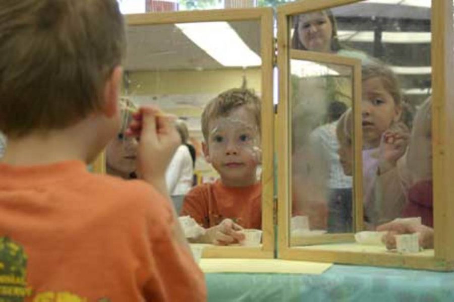 The Child Development Center held its annual Discovery Day fundraiser on Saturday, March 25. The CDC made creativity a crucial component of Discovery Day with activities like face painting, which Jonah Esser, 6, took part in. Other crafts included boat building and rainbow stew.