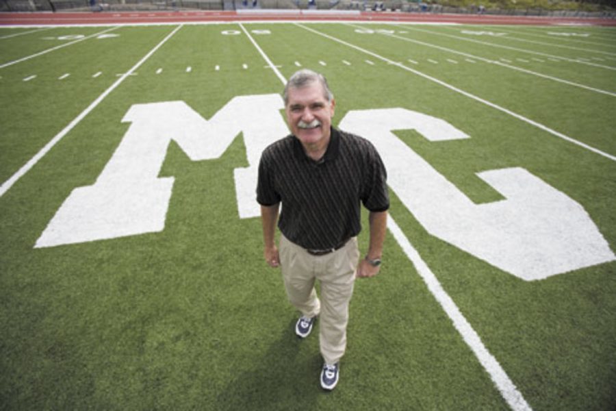 "The thing that sets John apart is his dedication to Moorpark College," says MC Volleyball coach Steve Burkhart of Keever (above). " He's passionate about every spport. He bleeds Moorpark College Blue."