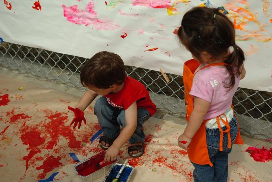 Children leave their mark on Family Fun Day avtivities. More than 200 people attended the event on Sept. 27 at Ventura College.