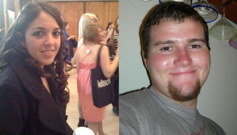 Jessica Zarate, left, and Oliver Stokes were killed in a traffic accident on March 17.