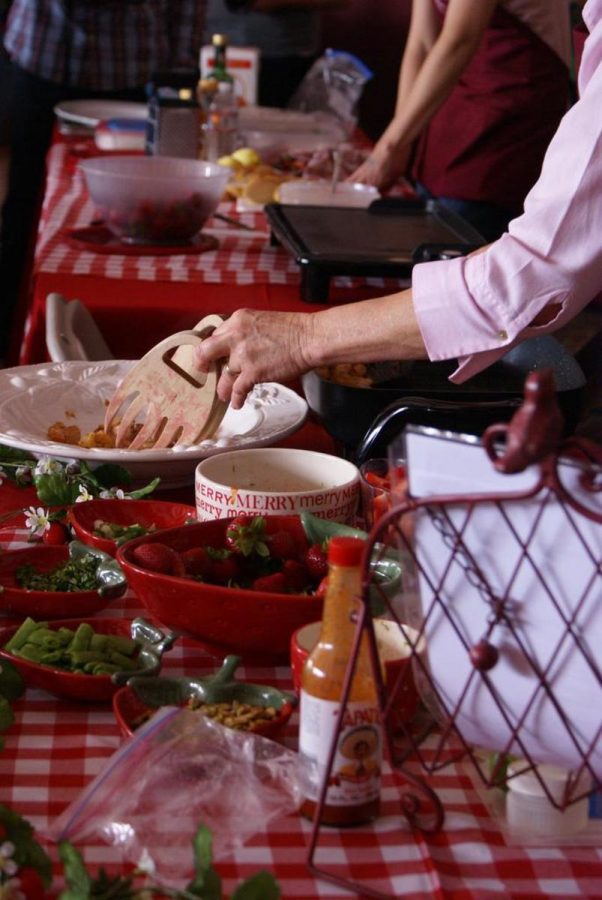 The Berry Blast Off Recipe Contest provided patrons with easy to prepare recipes and pinned Merry Graham of Newhall and Rachel Barlow of Camarillo against each other to prepare the best strawberry dish in a timed challenge for judges. 