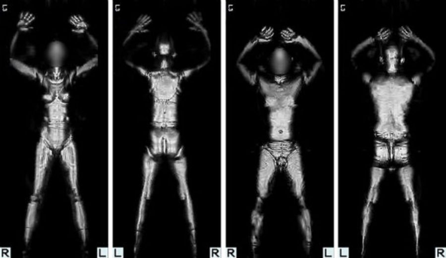 HAS IT GONE TOO FAR?- These images show what millimeter wave AIT scanners can see.  They are now installed at airports across the country.