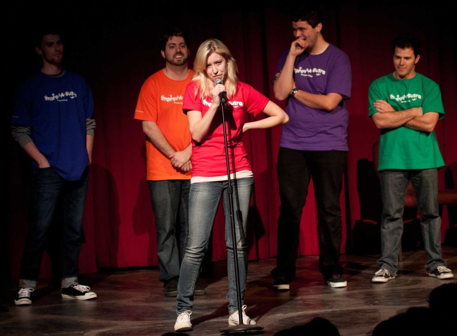 Forget You! - A crowd favorite at A Night of Improv Comedy at Moorparks High Street Arts Center on April 3, was when the entire cast performed Forget You by Cee Lo Green.