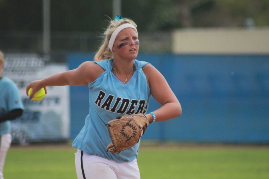 MC starting pitcher JoJo Boicourt winds up against SBCC, April 14.