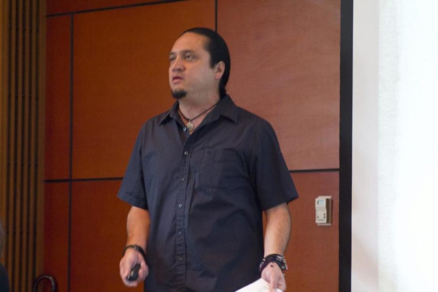 Francisco Romero, Research Specialist, Teacher and Community Organizer also help co-host the presentation on Cuba, by showing pictures and lecturing the audience. 