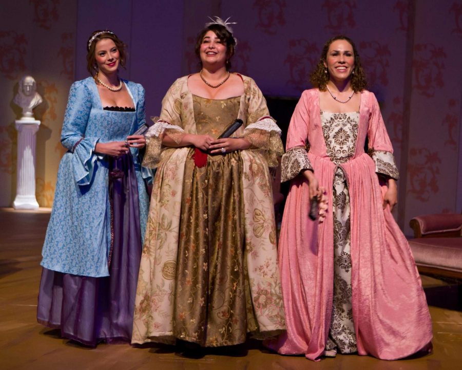 Cast members of "The Learned Ladies," which will be performed through Nov. 6