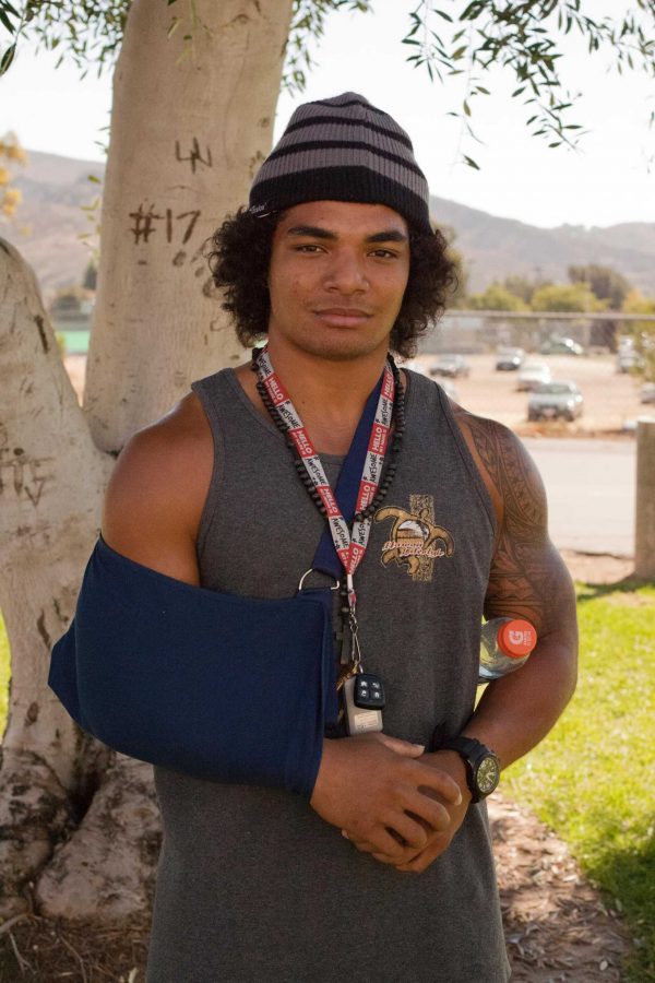 Moorpark Raider Ronny Camacho (runningback) blamed injuries as one of the reasons for their loss on 9/15/12 the game ended 45-16.