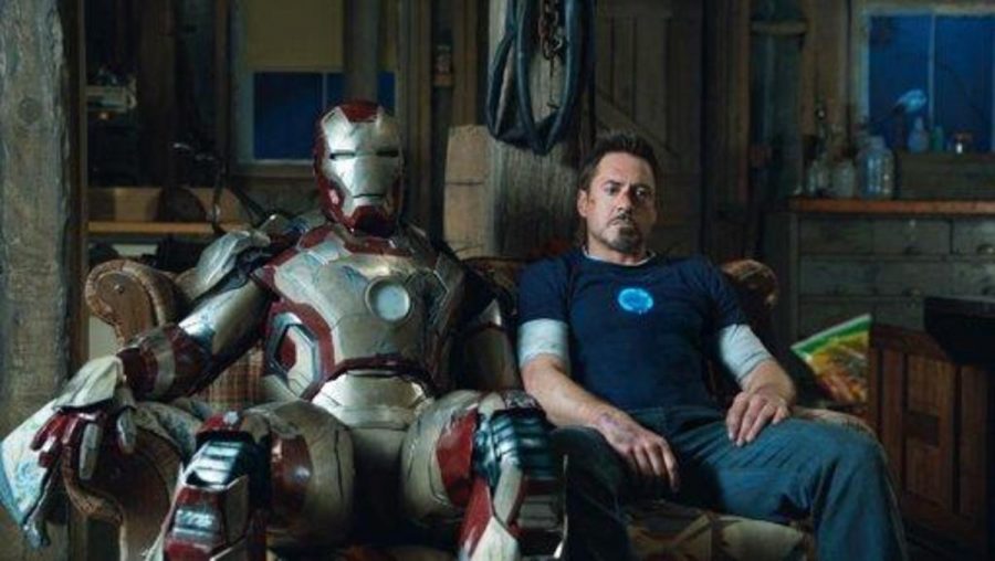 Robert Downey Jr. as Tony Stark in a scene from "Iron Man 3."