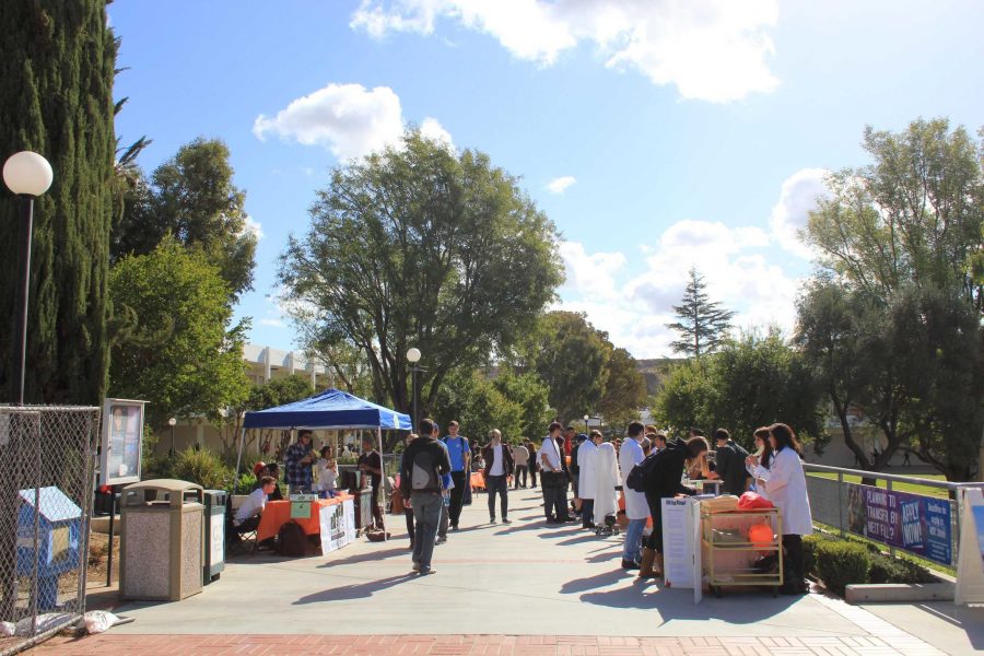 Students gather on Raider Walk during last semesters Club Days event. The event provided students with valuable opportunities to get involved on campus.