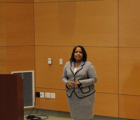 Ester took control of the auditorium in her introduction.