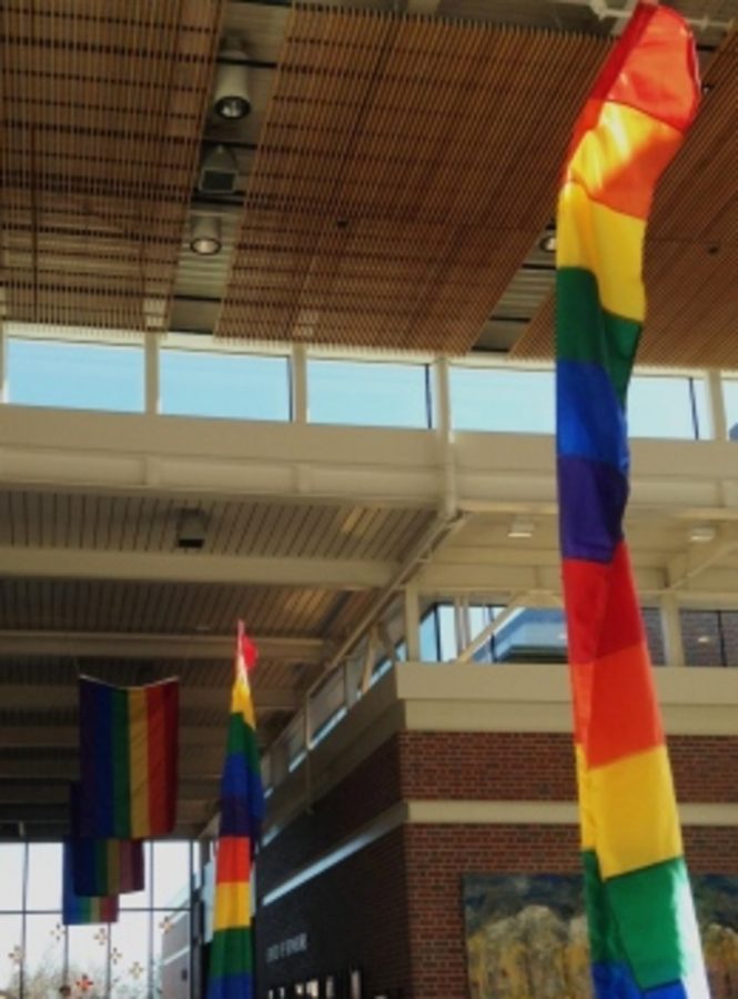 A banner at the Stockton LGBTQIA convention. The Moorpark College Spectrum Club attended the convention and will share what they learned at Multicultural Day