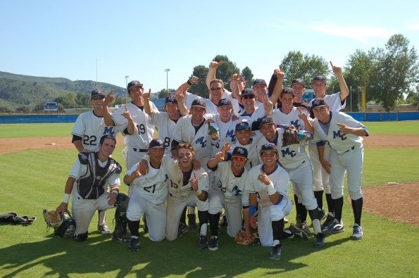 Moorpark College Raiders Baseball 2012 Champions. Courtesy of the Moorpark College Athletic Department.