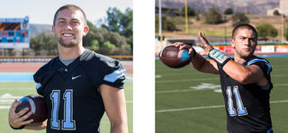 Moorpark Raiders Quarterback Zach LaBar.