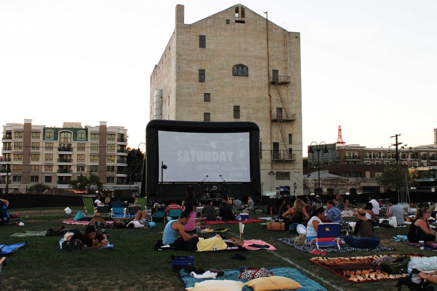 Audiences gather for a film screening of "The Ring" on Oct. 4 in Glendale Central Park Photo credit: Samantha Wulff