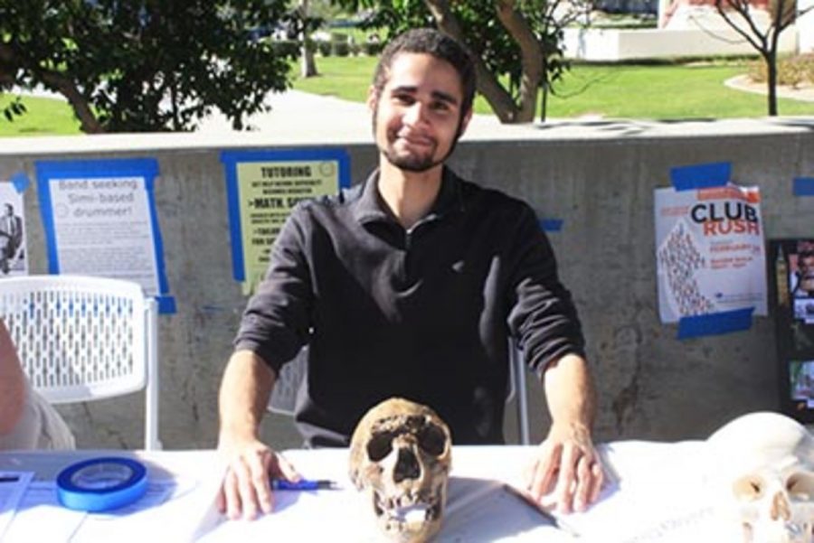 Anthropology Associations 20-year-old president Sam Agsley. Photo credit: Agustin Garcia