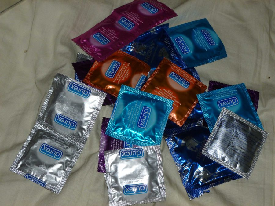 Condoms come in a wide variety and are available in the student store as well as many local grocery and drug stores. Photo credit: Jessica Frantzides