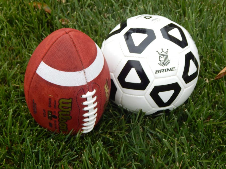 Oblong vs Orb: America’s game is the most popular at home, but Premiership League football has worldwide appeal. Photo credit: Brian King