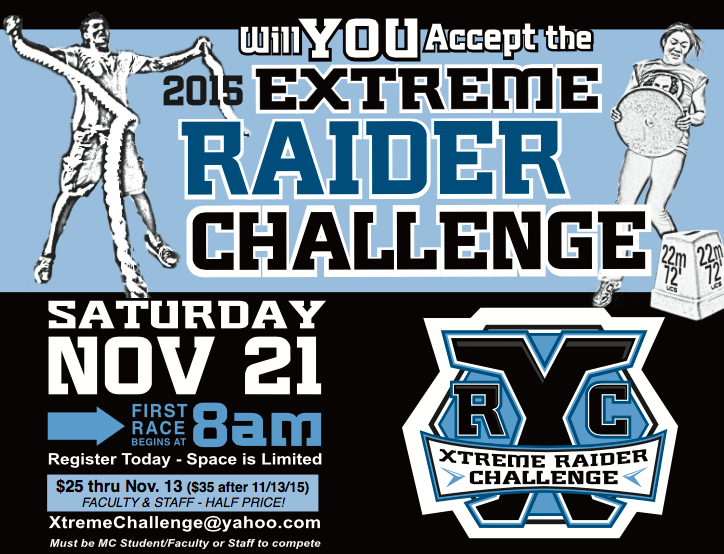 The FleX Club is hosting the Extreme Raider Challenge this Fall.