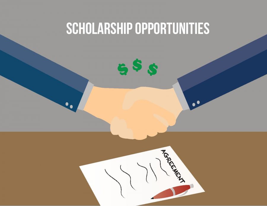 National University and Moorpark College have partnered up to offer a scholarship opportunity for Moorpark transferring students and faculty. Graphic by America Castillo