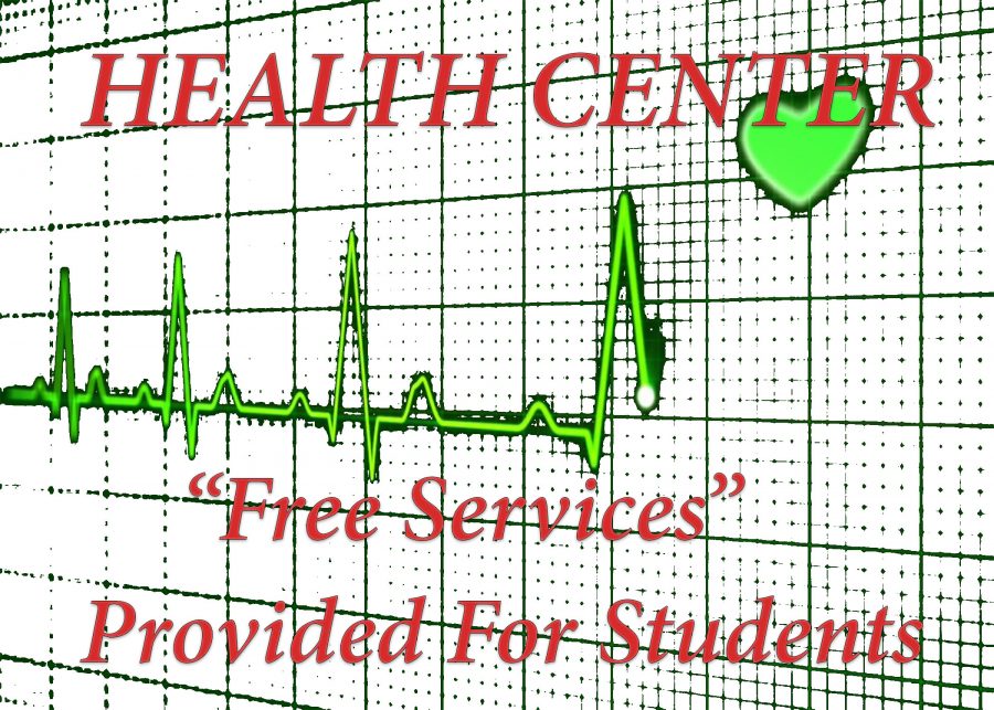 The Health Center provides free services to students on campus like physical check ups, mental health counseling, and vaccinations that are paid by a fee charged during the registration process. Photo credit: Eric Caldwell