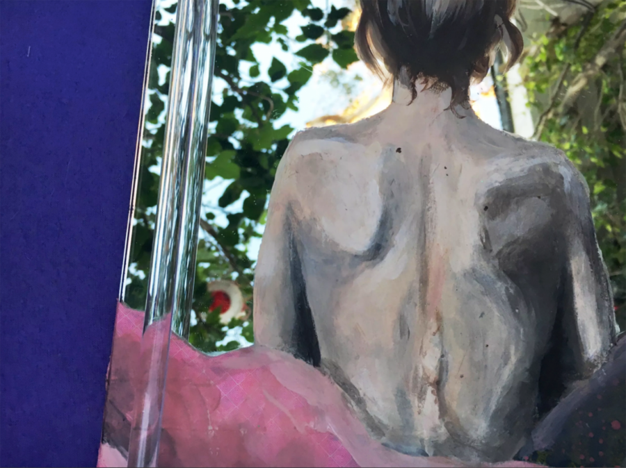 One of Lux Pacificas paintings from the Body series. Photo credit: Zoe Miller