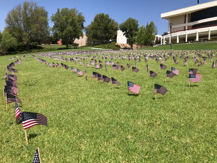 Moorpark College honors victims of the attacks on Sept. 11, 2001. Photo credit: Luis Miron