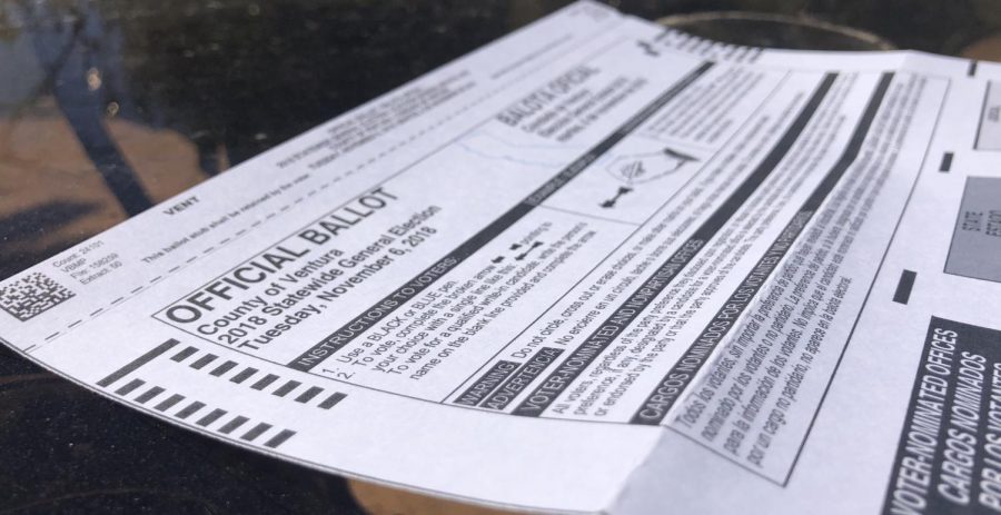 The official ballot of the 2018 midterm elections Photo credit: Conrad De Santiago