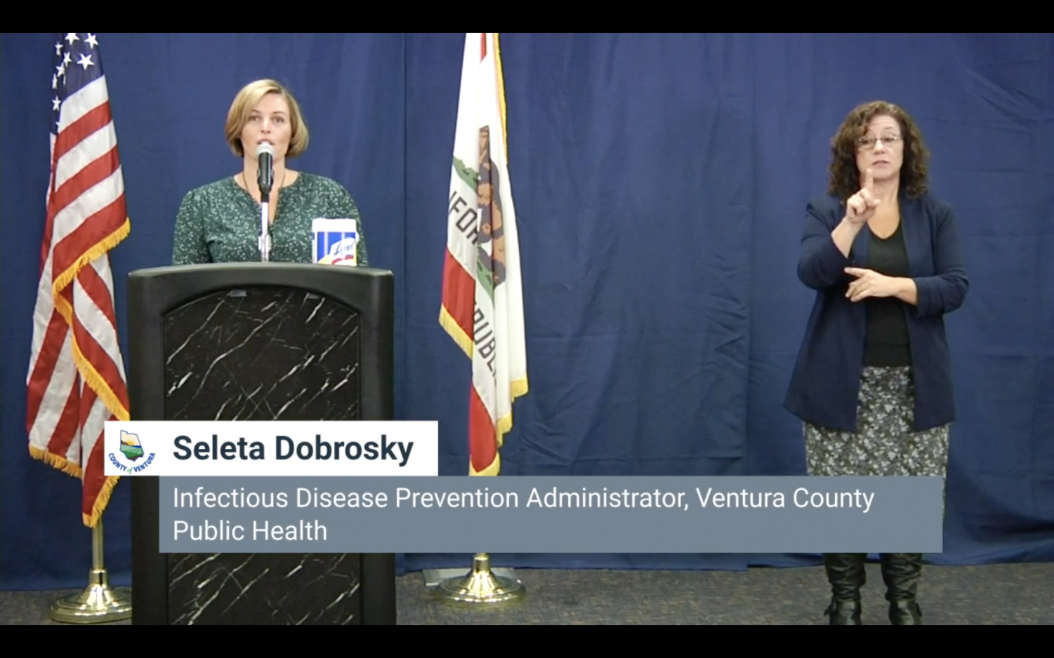 Seleta Dobrosky, Infectious Disease Prevention Administrator, shares the new COVID-19 weekly cases and updates on metrics.