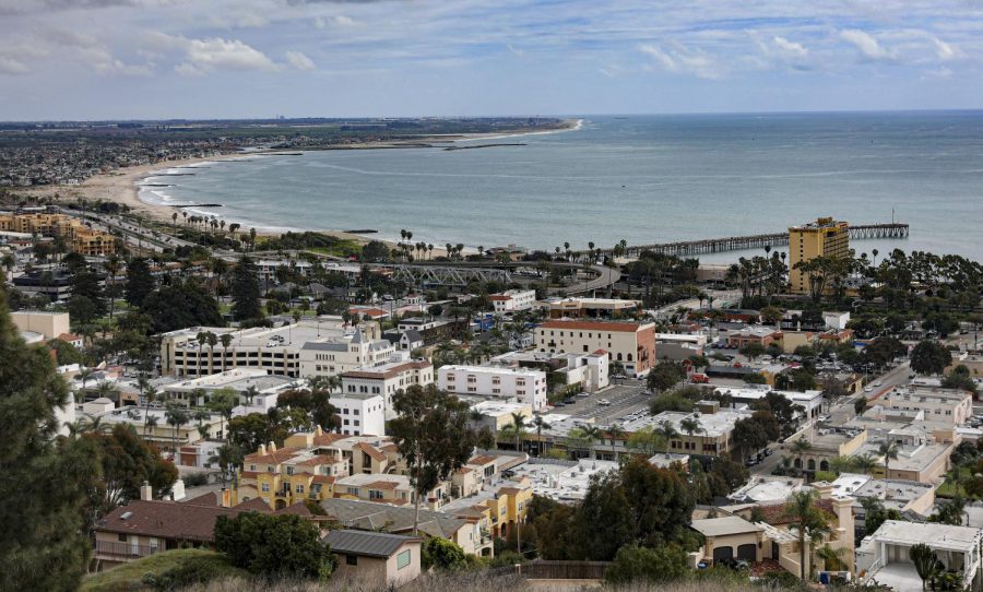 Clouds roll away from the city of Ventura on March, 14, 2020 in Ventura, CA. Photo credit: Ryan Bough