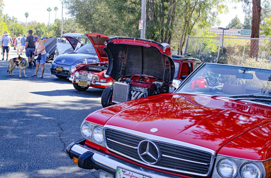 Vintage cars are shown at the Thousand Oaks Rotary Fairs Car Show on Sunday, Oct. 17th. The show had various models and makes of many vintage and antique cars. Photo credit: Christina Mehr