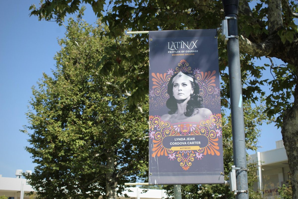Moorpark College displays Latinx Profiles of Courage campus-wide to celebrate Latinx Heritage Month on Sept. 25, 2025. Photo credit: Sarah Graue