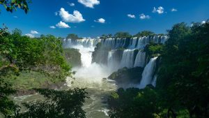 Argentine side of Iguazú Falls (Parque Nacional Iguazú) from the lower trail. Photo credit: via Unsplash