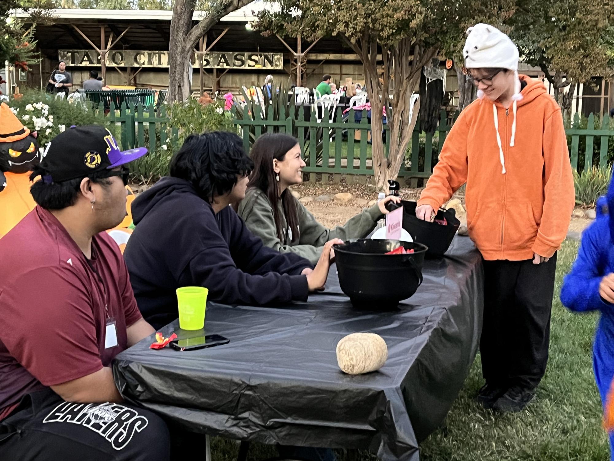 Circle K International club at the Heritage Halloween event at Strathern Historical Park in Simi Valley.