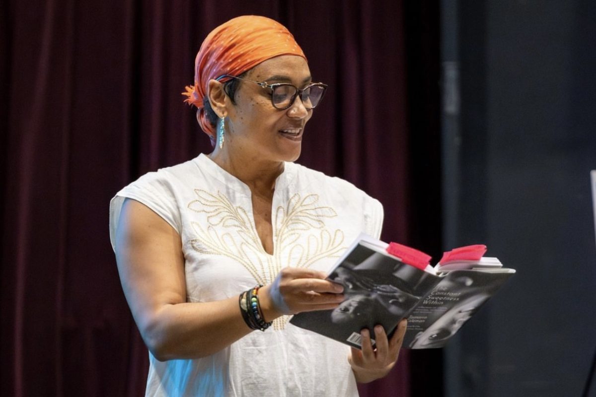 Black History Month 2024: English professor Tamarra Coleman recites original poetry from self-published book “The Constant Sweetness Within”