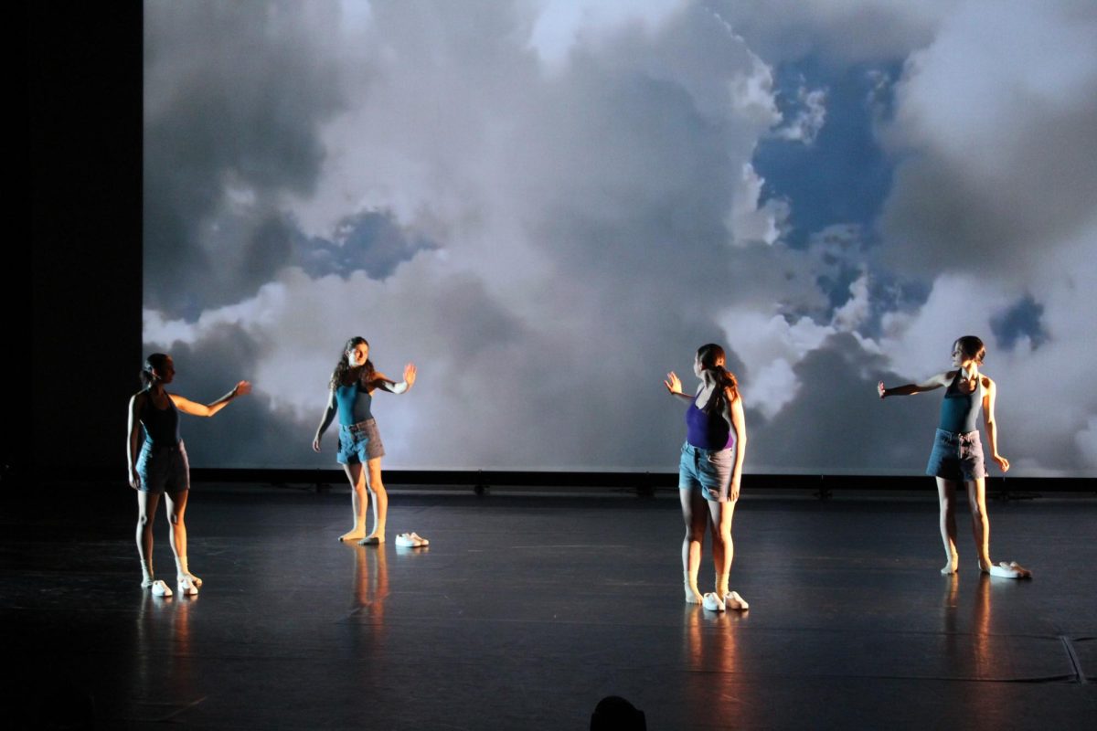 Members+of+the+Moorpark+College+dance+department+perform+Float%2C+choreographed+by+professor+Vivian+Goldes%2C+during+the+Motion+Flux+technical+rehearsal+on+April+17%2C+2024.+Photo+credit%3A+Brianna+Perez