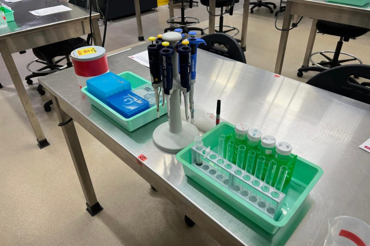 Equipment used in the Biotechnology laboratory at Moorpark College on May 10, 2024. Photo courtesy of Dr. Hovik Gasparyan. Photo credit: Bronwyn Smith