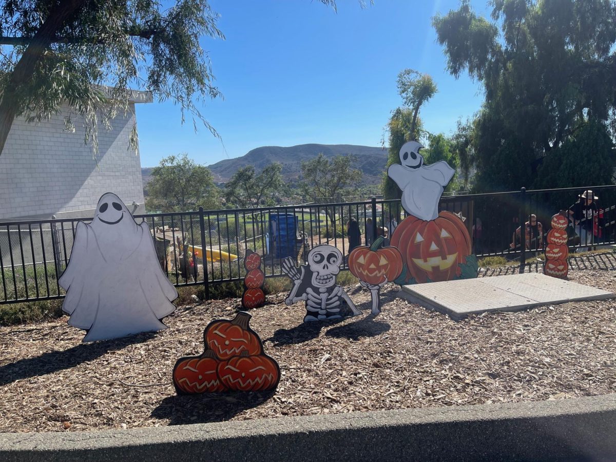 Ghouls and ghosts greet visitors upon entering the event at The Teaching Zoo at Moorpark College on Sunday, Oct. 20, 2024 in Moorpark, Calif. Photo credit: Maddy Dion