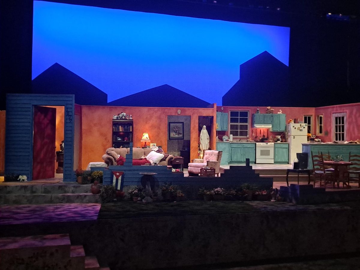 The set of the Moorpark College Theatre Arts play "Our Lady of the Tortilla" on Wednesday, Oct. 9, 2024 in Moorpark, Calif. Photo credit: Brianna Perez