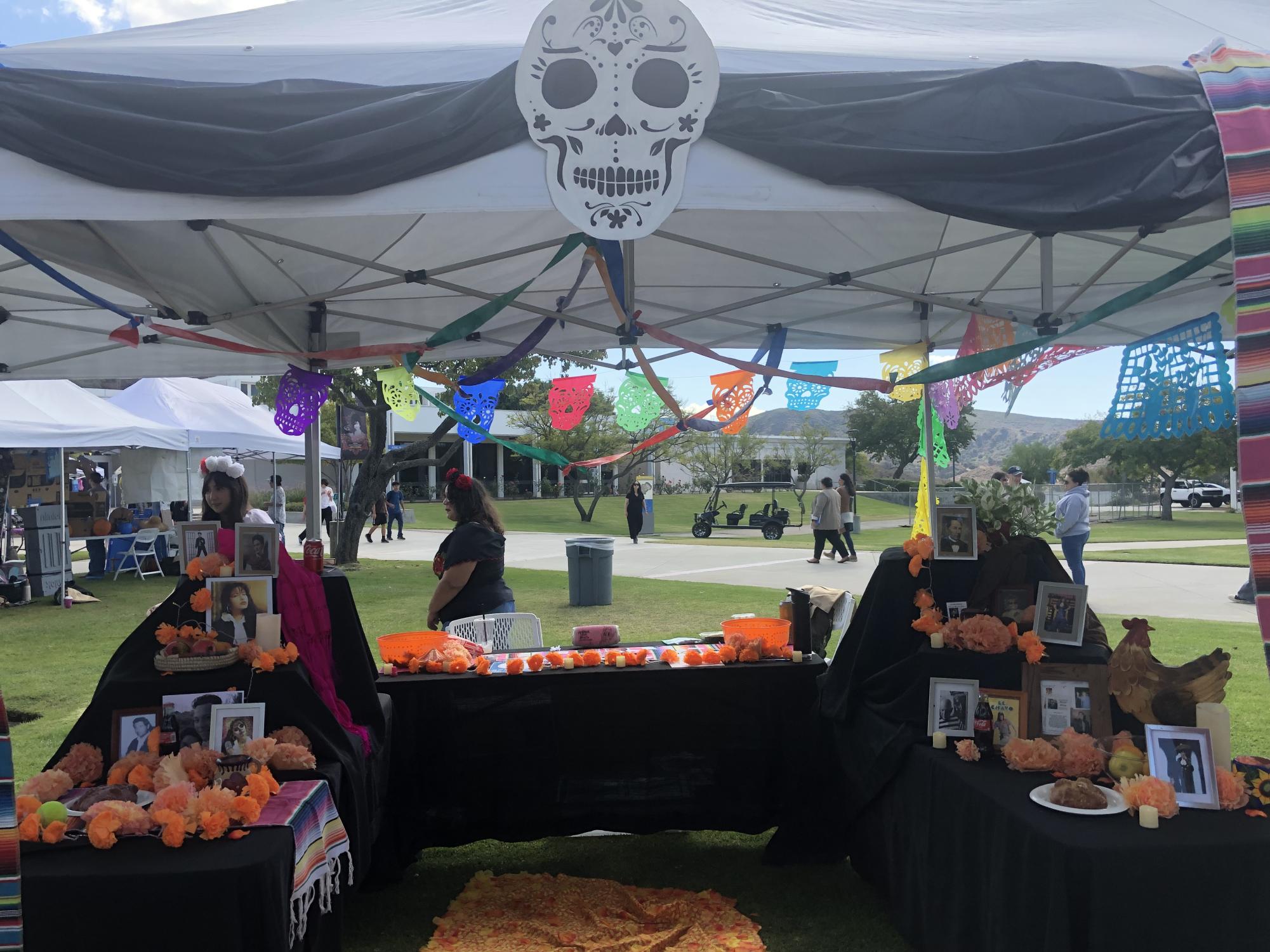 Moorpark College Latinx Club's booth at the Halloween Boo Bash event on Tuesday, Oct. 29, 2024 in Moorpark, Calif.